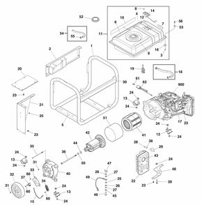 Part Location Diagram of 84003219 Briggs and Stratton DECAL